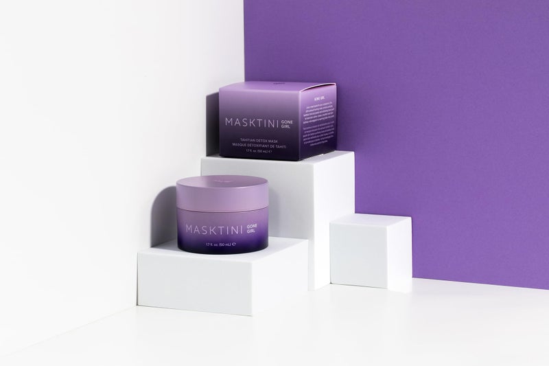 Masktini Twilight Zone, Tahitian Detox Mask - Bamboo Charcoal Helping Remove Impurities, Resurfaces Skin & Lifts Away Dead Skins, Restoring Facial Moisture Balance 1.7oz - Image 4